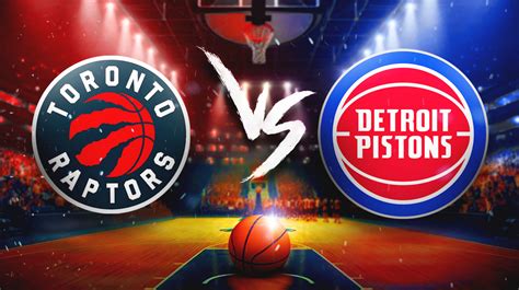 raptors vs pistons prediction.
